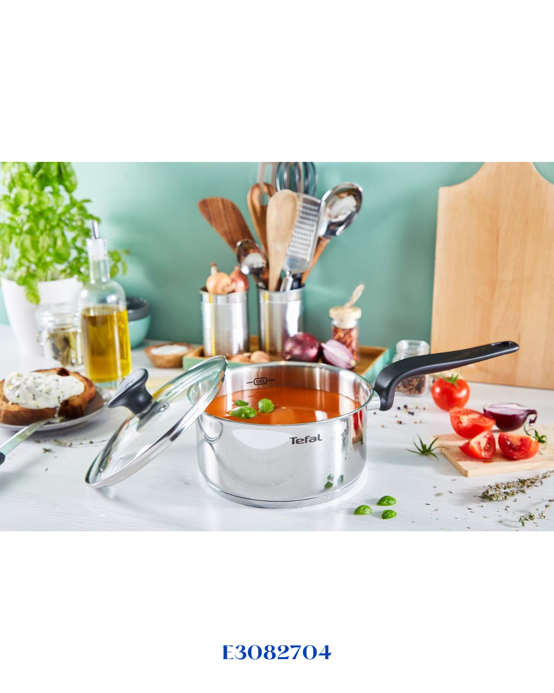 TEFAL STAINLESS STEEL PRIMARY STAINLESS STEEL SAUCEPAN 0.5L 14CM