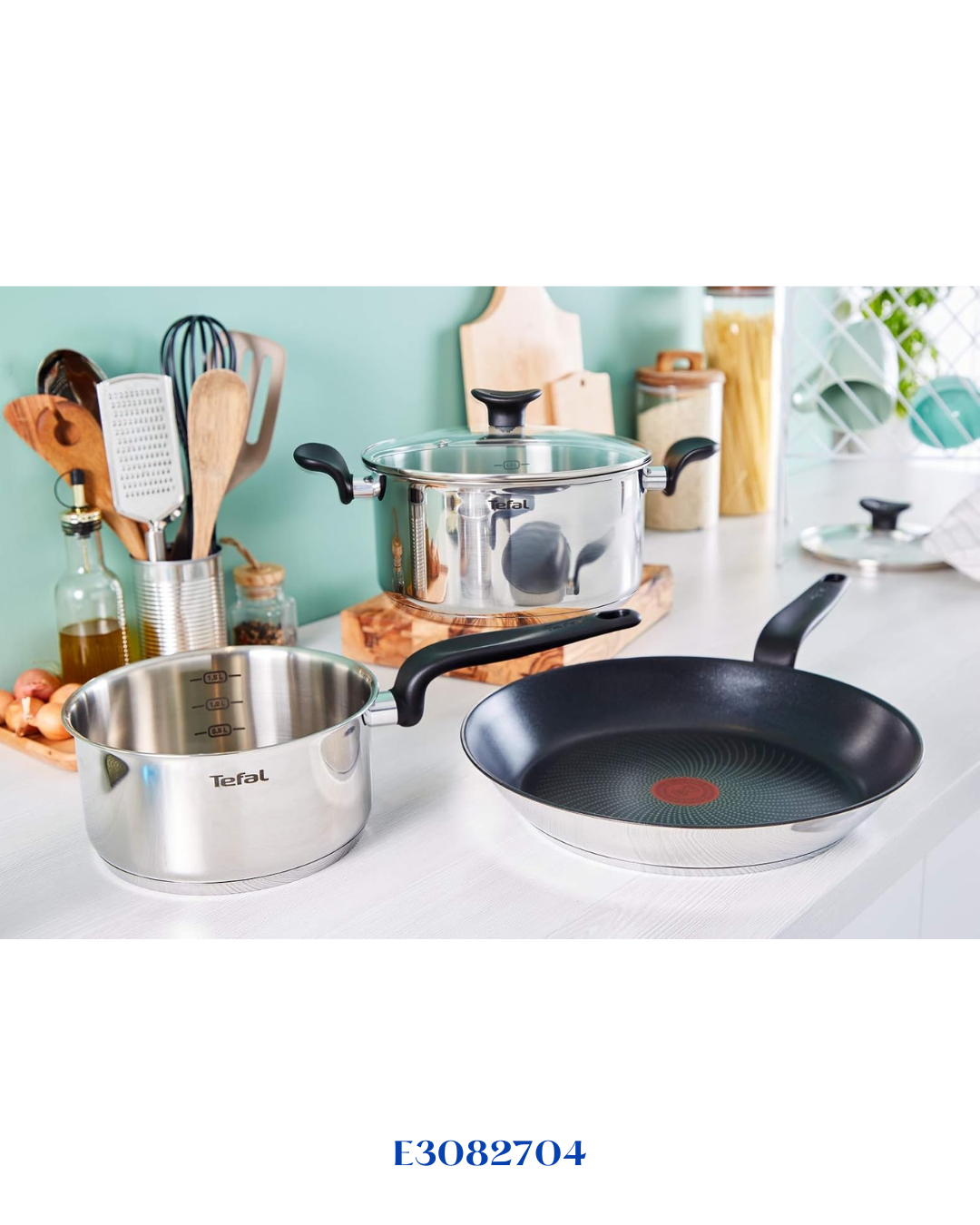 TEFAL STAINLESS STEEL PRIMARY STAINLESS STEEL SAUCEPAN 0.5L 14CM