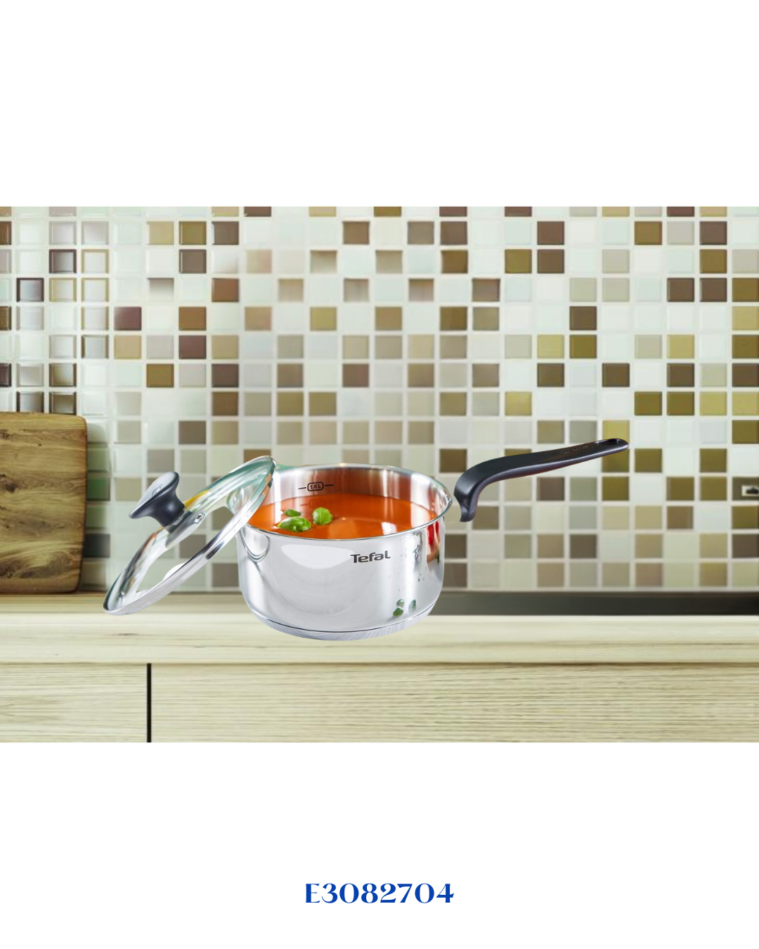 TEFAL STAINLESS STEEL PRIMARY STAINLESS STEEL SAUCEPAN 0.5L 14CM
