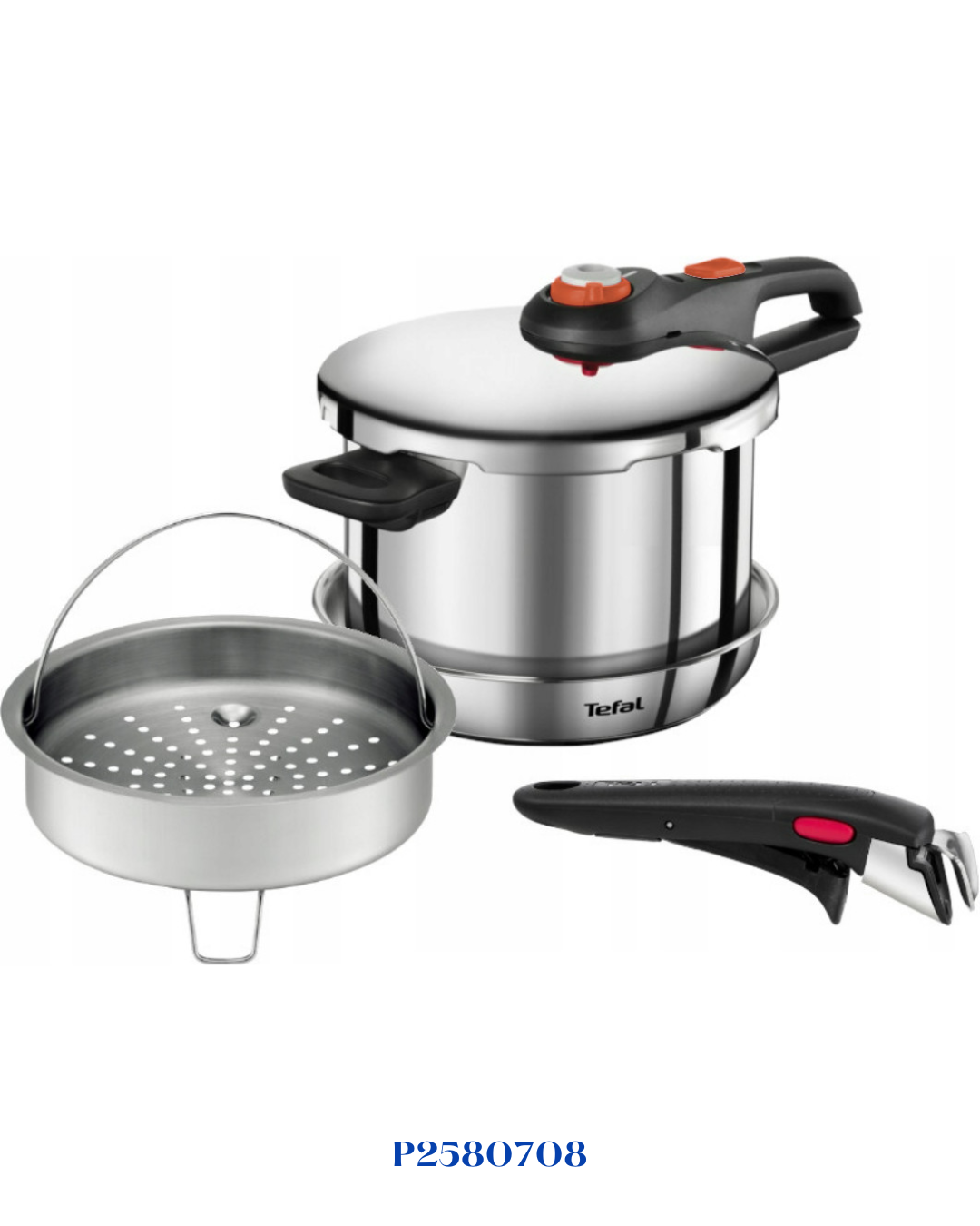 طقم قدر الضغط TEFAL INGENIO SECURE TRENDY 6 لتر