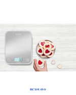 TEFAL KITCHEN SCALE 5KG WHITE OPTISS SILVER