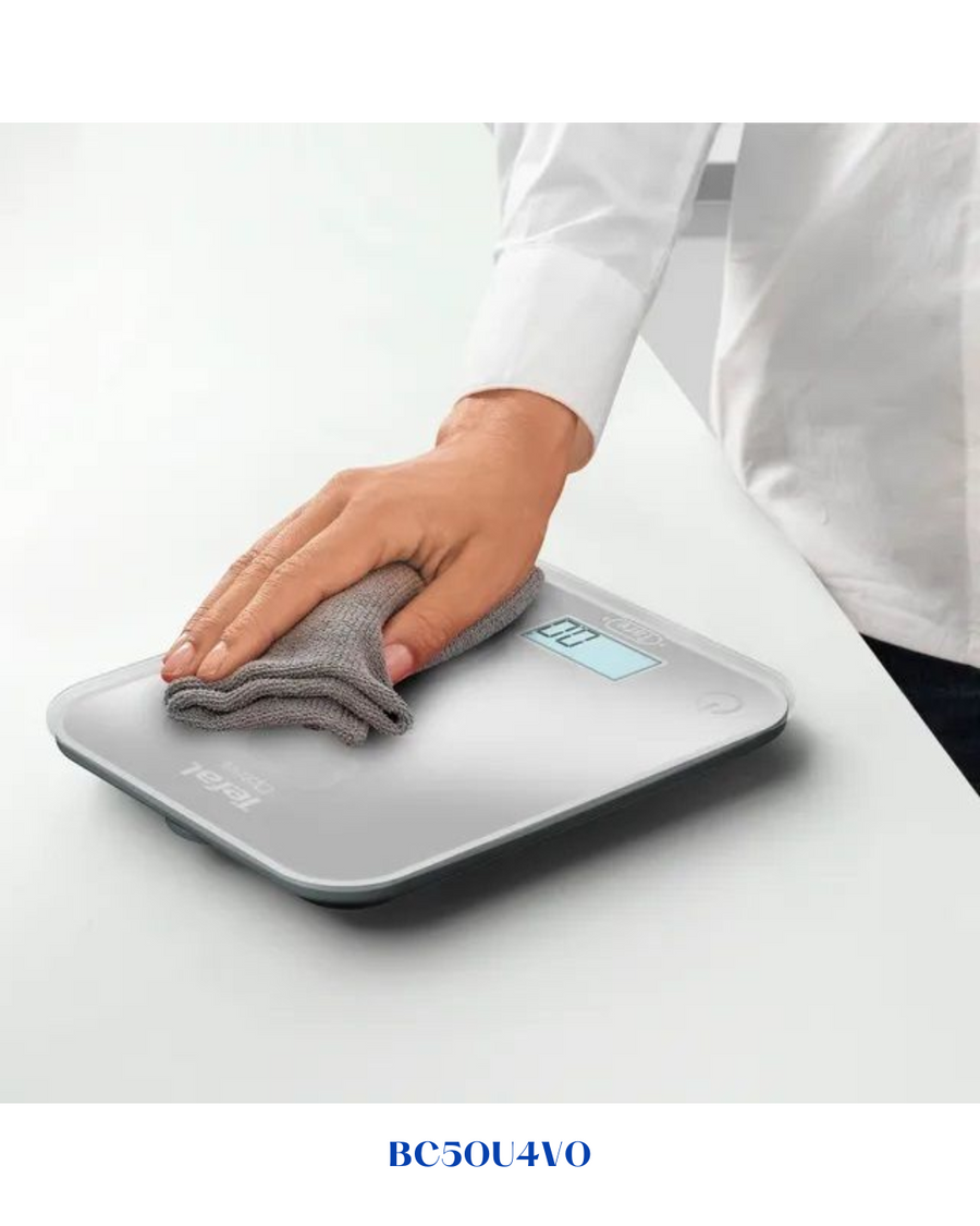 TEFAL KITCHEN SCALE 5KG WHITE OPTISS SILVER