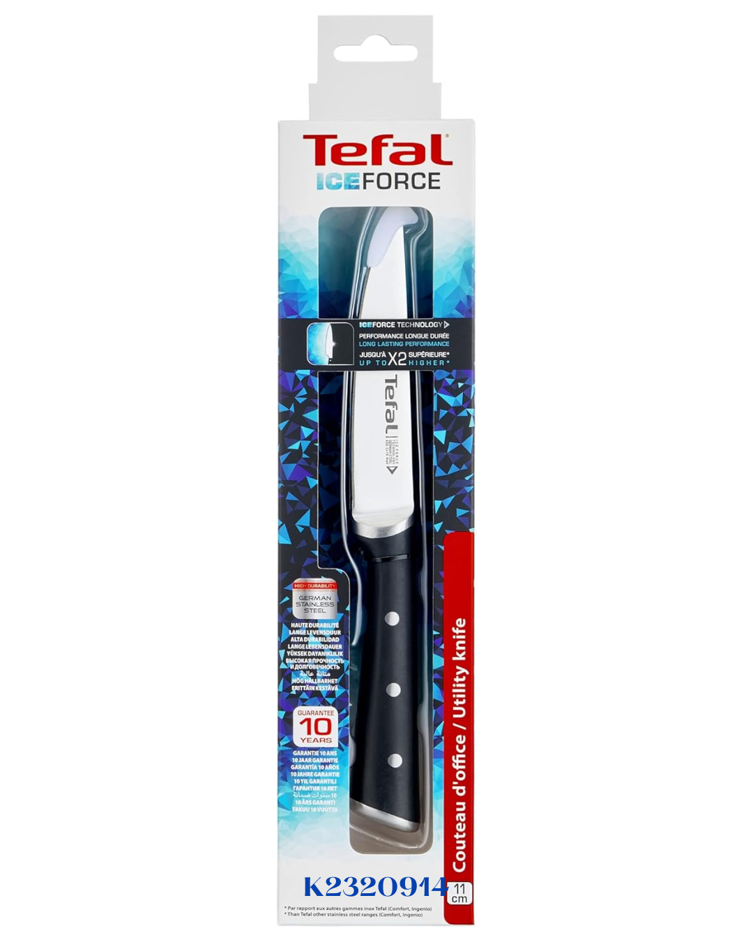 TEFAL ICE FORCE UTILITY KNIFE 11CM