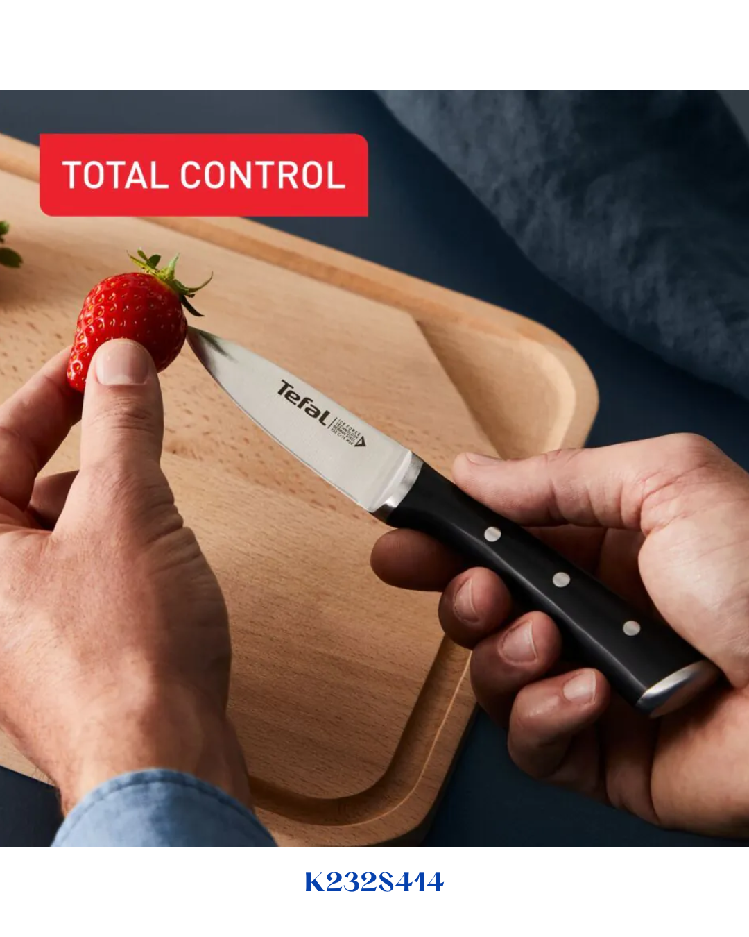 سكاكين شرائح اللحم TEFAL ICE FORCE، 4 قطع، 11 سم