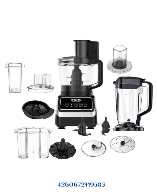 ARSHIA 10‑IN‑1 FOOD PROCESSOR 1000W 2.5L