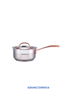 ARSHIA STAINLESS STEEL MILK PAN DOUBLE LID 16CM