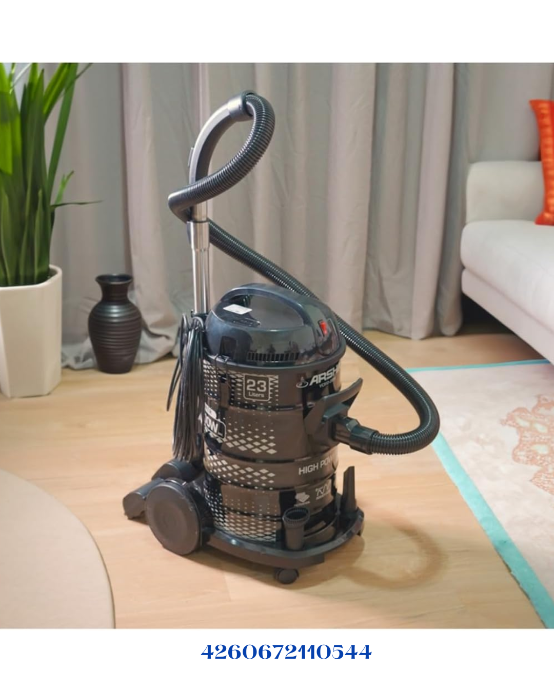 ARSHIA DRUM VACUUM CLEANER 23L 2400W