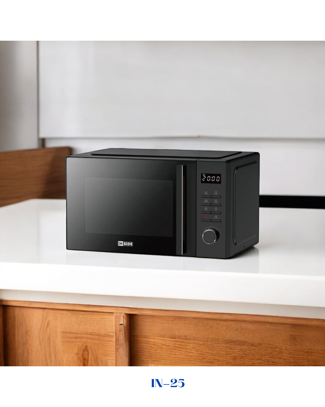 INSIDE  MICROWAVE GRILL 25L