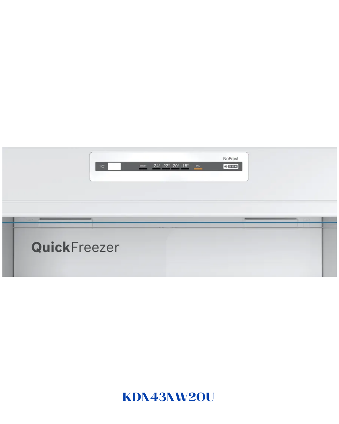 BOSCH FREESTANDING FRIDGE‑FREEZER 365 L A+