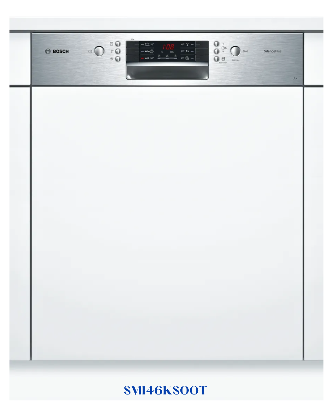 BOSCH SEMI-INTEGRATED DISHWASHER – 2400W – 13 PLACE SETTINGS