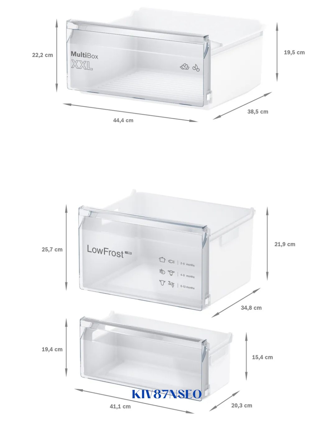 BOSCH BUILT‑IN FRIDGE‑FREEZER 270L