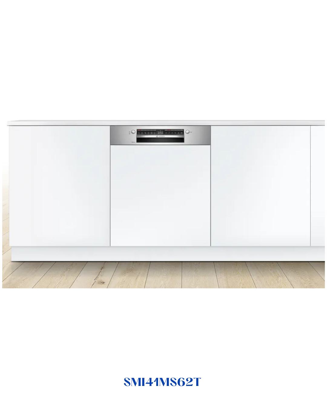 BOSCH SEMI-INTEGRATED DISHWASHER – 2400W – 13 PLACE SETTINGS