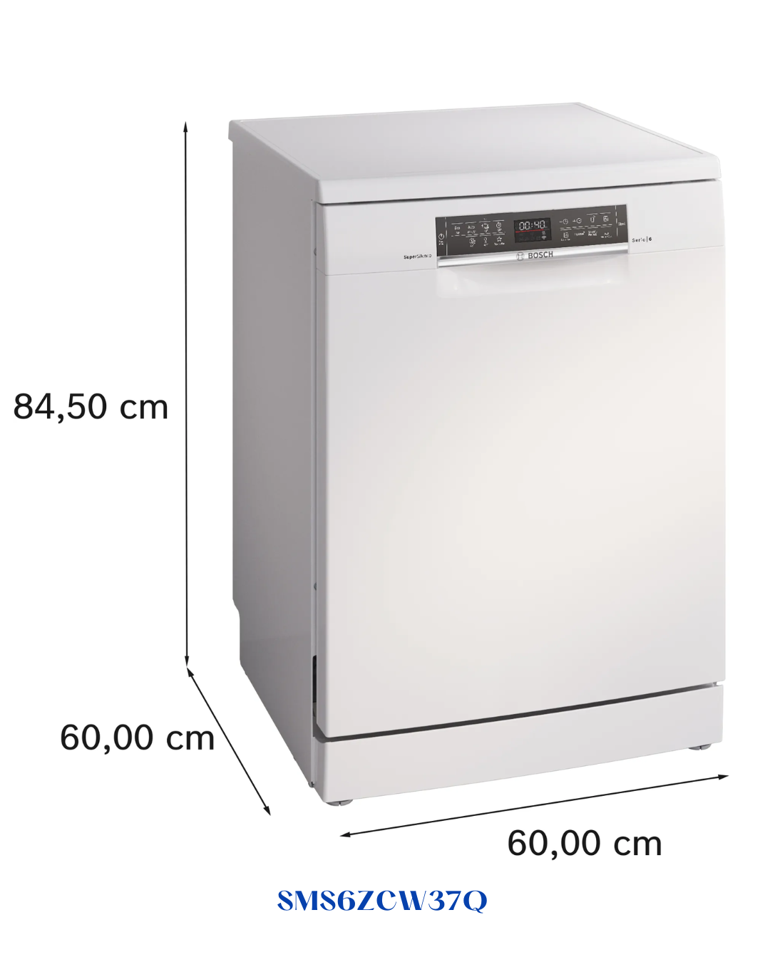 BOSCH SERIES 6 FREESTANDING DISHWASHER 2400W 14L