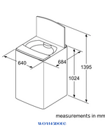 BOSCH SERIES 6 TOP LOADING WASHING MACHINE 2300W 14KG
