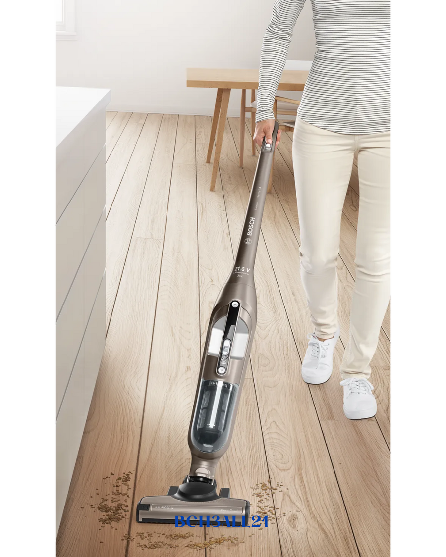 BOSCH SERIES 4, RECHARGEABLE VACUUM CLEANER, FLEXXO 21.6V, BROWN