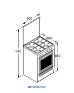 BOSCH SERIE 2 FREESTANDING GAS COOKER 128L