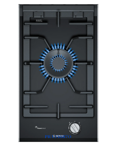 BOSCH BUILT-IN GAS HOB BLACK CERAMIC GLASS – 6100W – 30CM