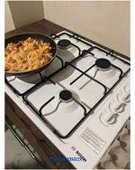 BOSCH BUILT-IN GAS HOB WHITE ENAMELED STEEL – 7500W – 60CM
