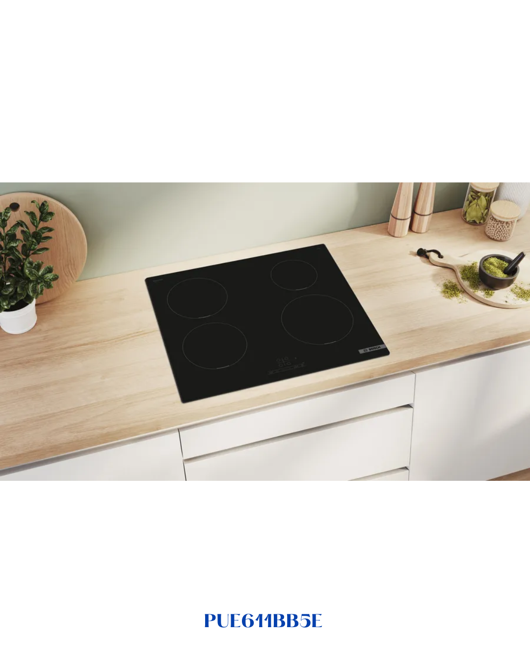 BOSCH BUILT-IN INDUCTION HOB BLACK CERAMIC GLASS – 4600W – 60CM