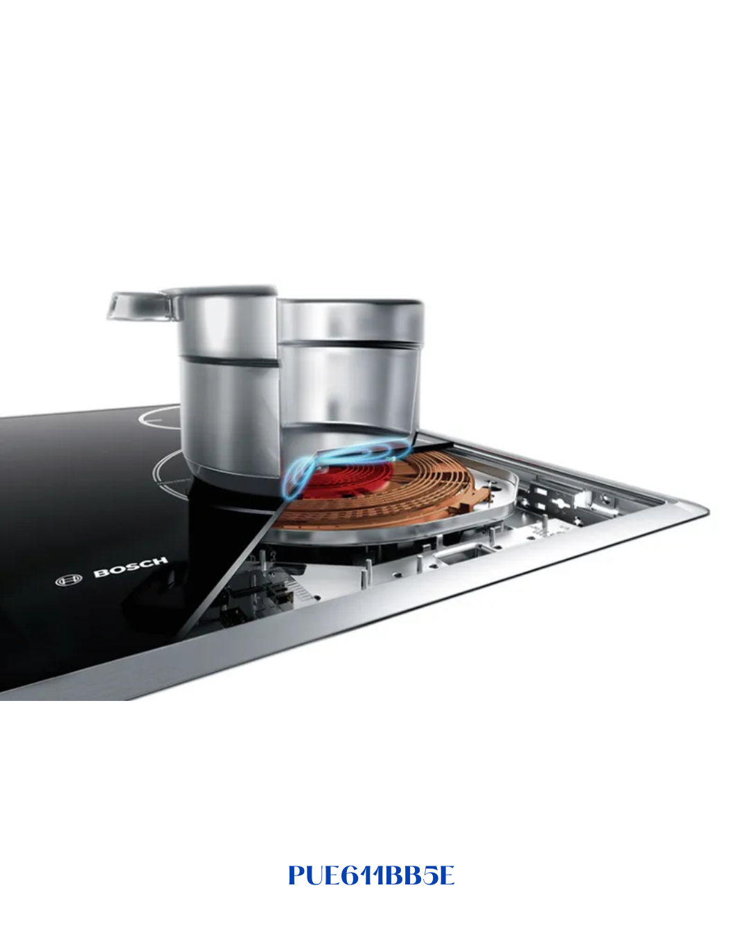 BOSCH BUILT-IN INDUCTION HOB BLACK CERAMIC GLASS – 4600W – 60CM
