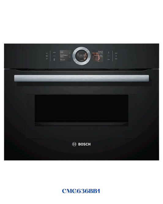 BOSCH SERIES 8 BUILT‑IN 45 L COMPACT MICROWAVE + GRILL