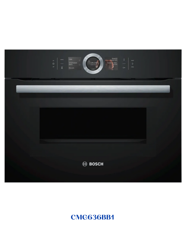 BOSCH SERIES 8 BUILT‑IN 45 L COMPACT MICROWAVE + GRILL