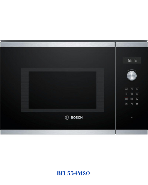 BOSCH SERIES 6 BUILT-IN MICROWAVE WITH GRILL 900W 25L
