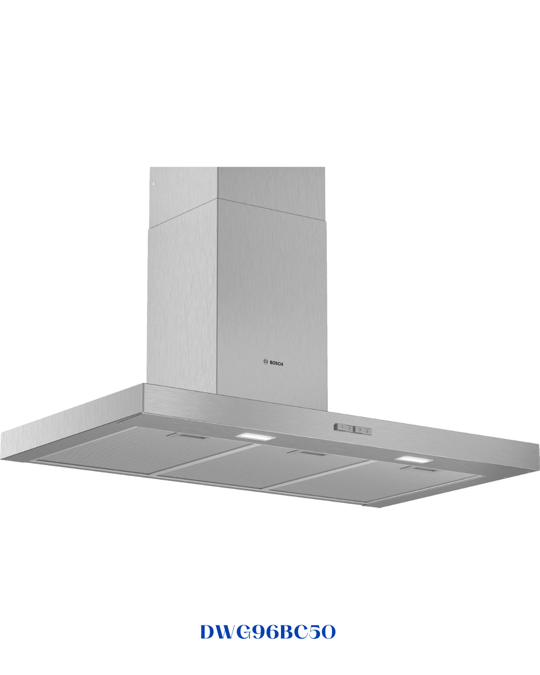BOSCH SERIES 2 WALL-MOUNTED COOKER HOOD 215W 90CM