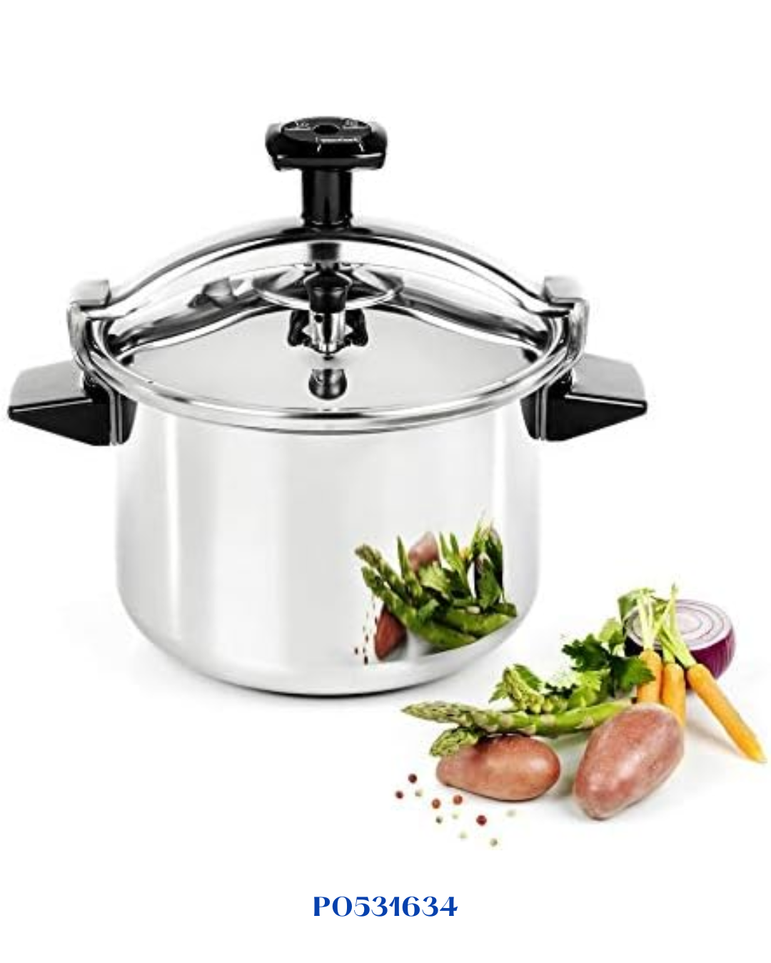 TEFAL AUTHENTIC STAINLESS STEEL PRESSURE COOKER 10L