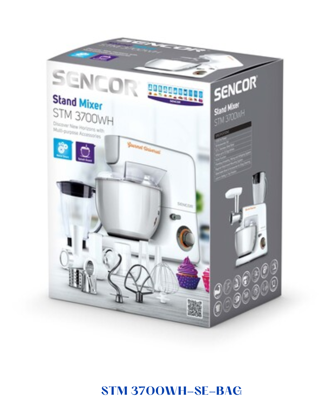 خلاط يدوي من سينكور SENCOR STAND MIXER STM 3700WH 1000 واط 5.5 لتر