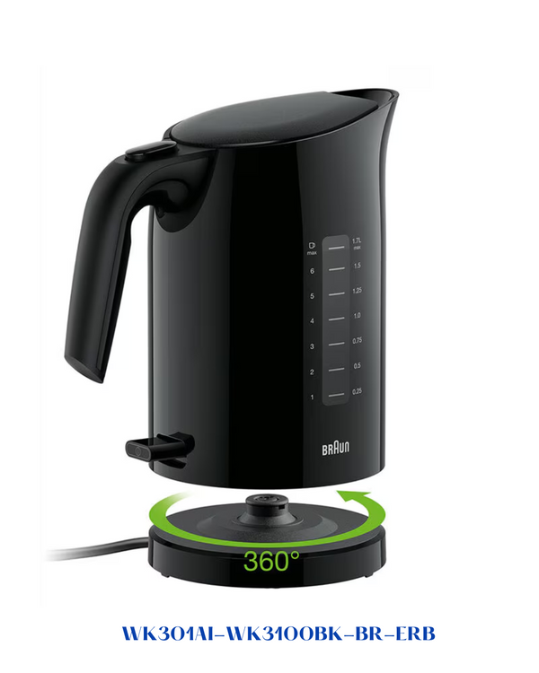 BRAUN PUREASE WATER KETTLE 2200W 1.7L​
