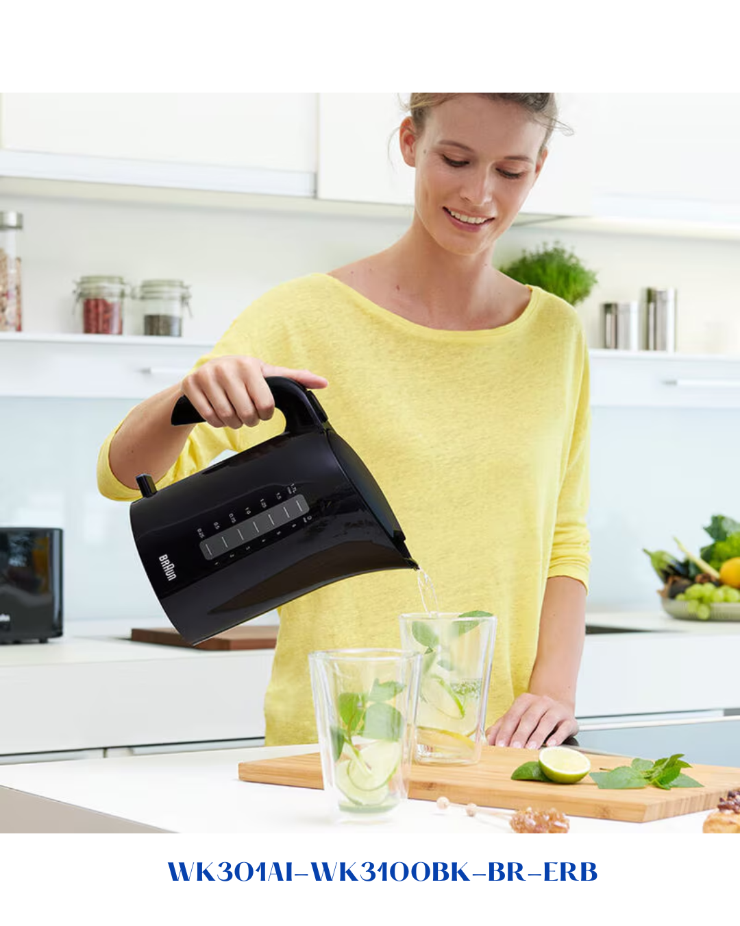 BRAUN PUREASE WATER KETTLE 2200W 1.7L​