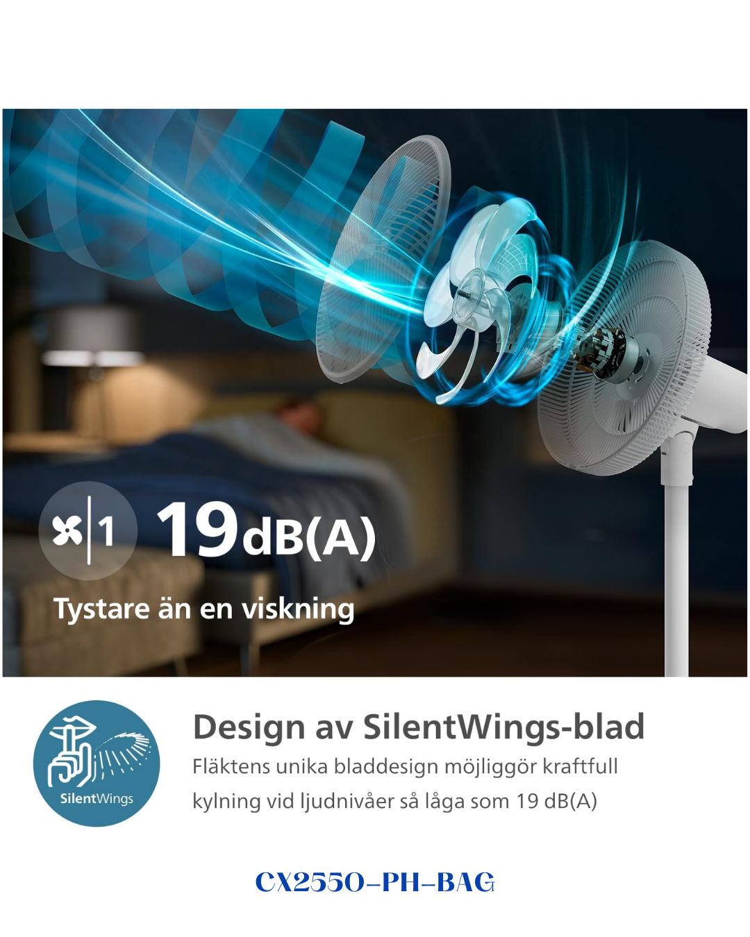 PHILIPS PEDESTAL FAN 2000 SERIES 48W
