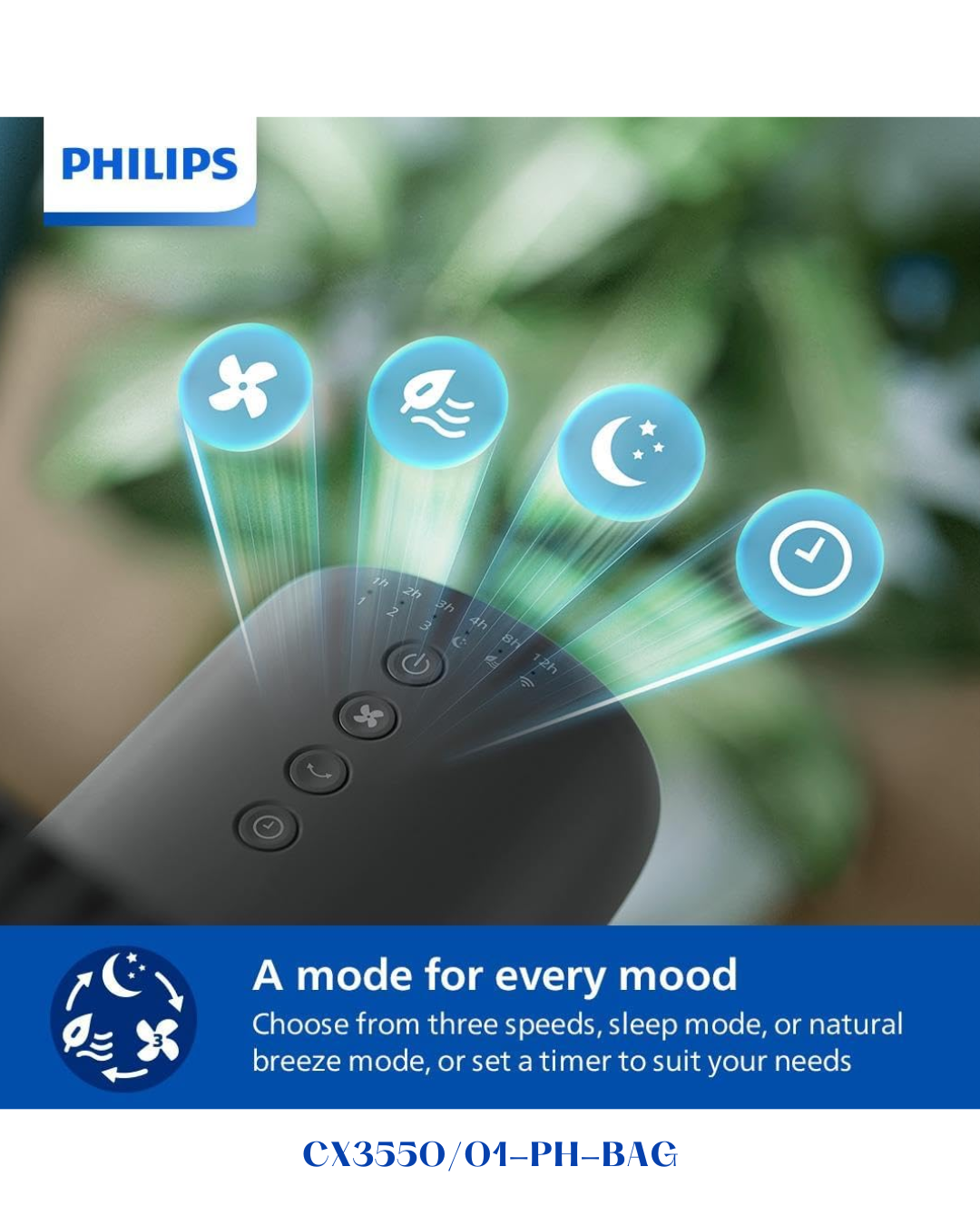 PHILIPS PEDESTAL FAN 3000 SERIES 48W