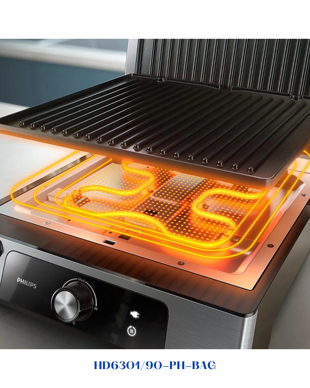 PHILIPS CONTACT GRILL 5000 SERIES 2200W