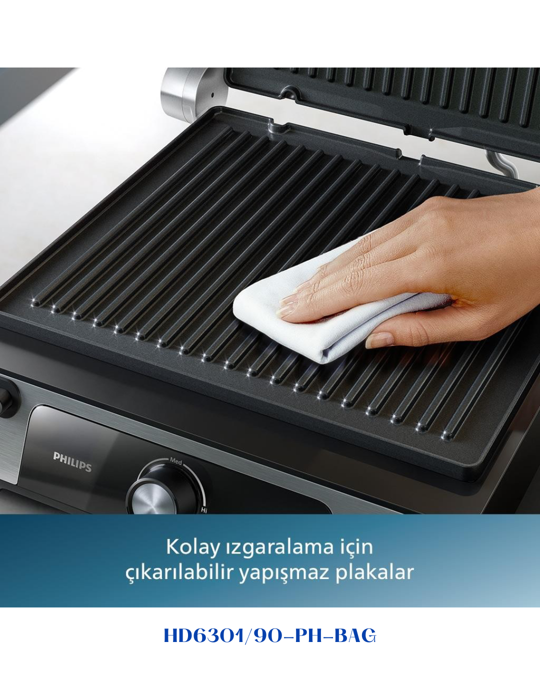 PHILIPS CONTACT GRILL 5000 SERIES 2200W
