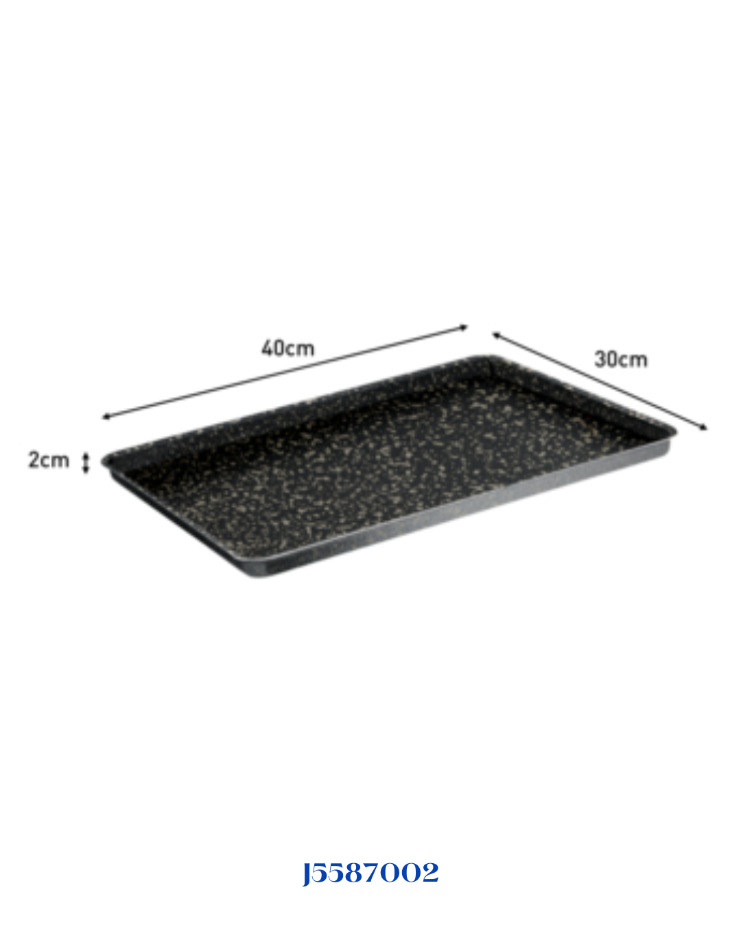 TEFAL BLACK STONE BAKING TRAY 38 X 28 CM
