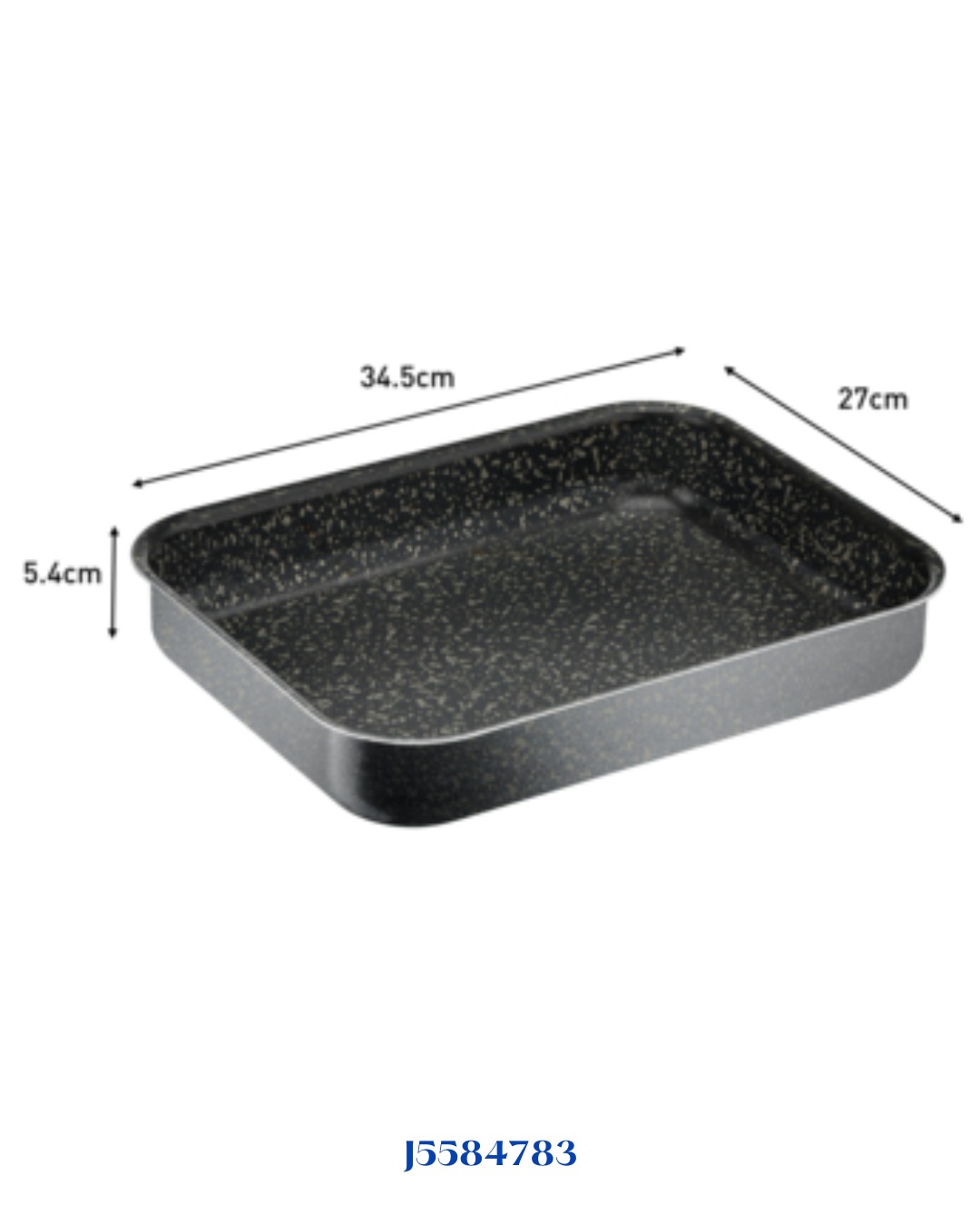TEFAL BLACK STONE OVEN DISH 24X31 CM