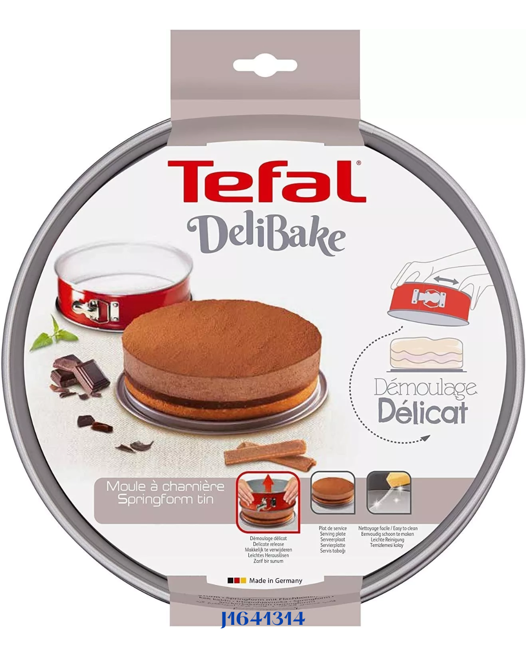 TEFAL DELIBAKE SPRINGFORM PAN 25 CM