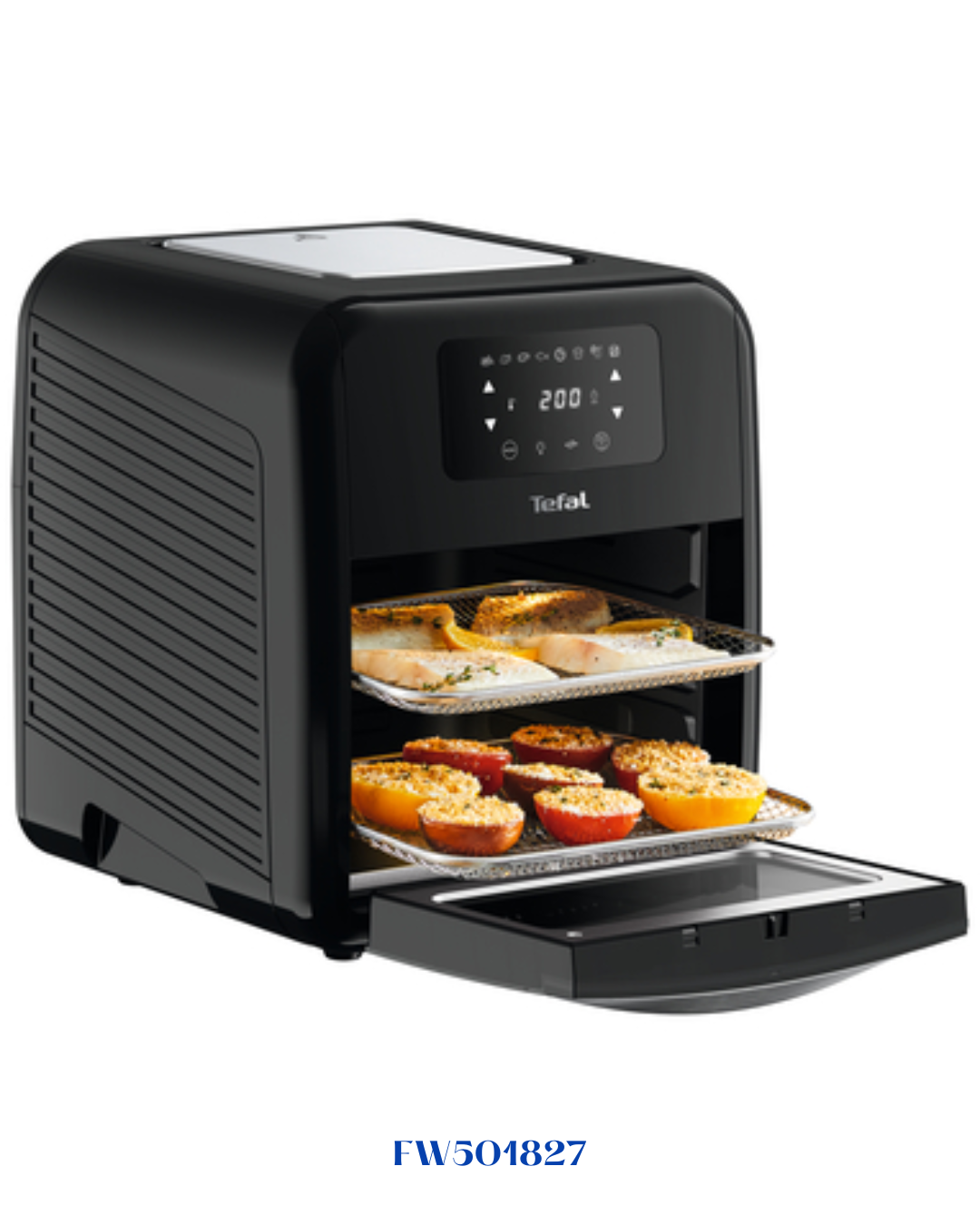 TEFAL EASY FRY OVEN & GRILL BLACK 11L 9 FUNCTION 8PRE-SET PROGRMS
