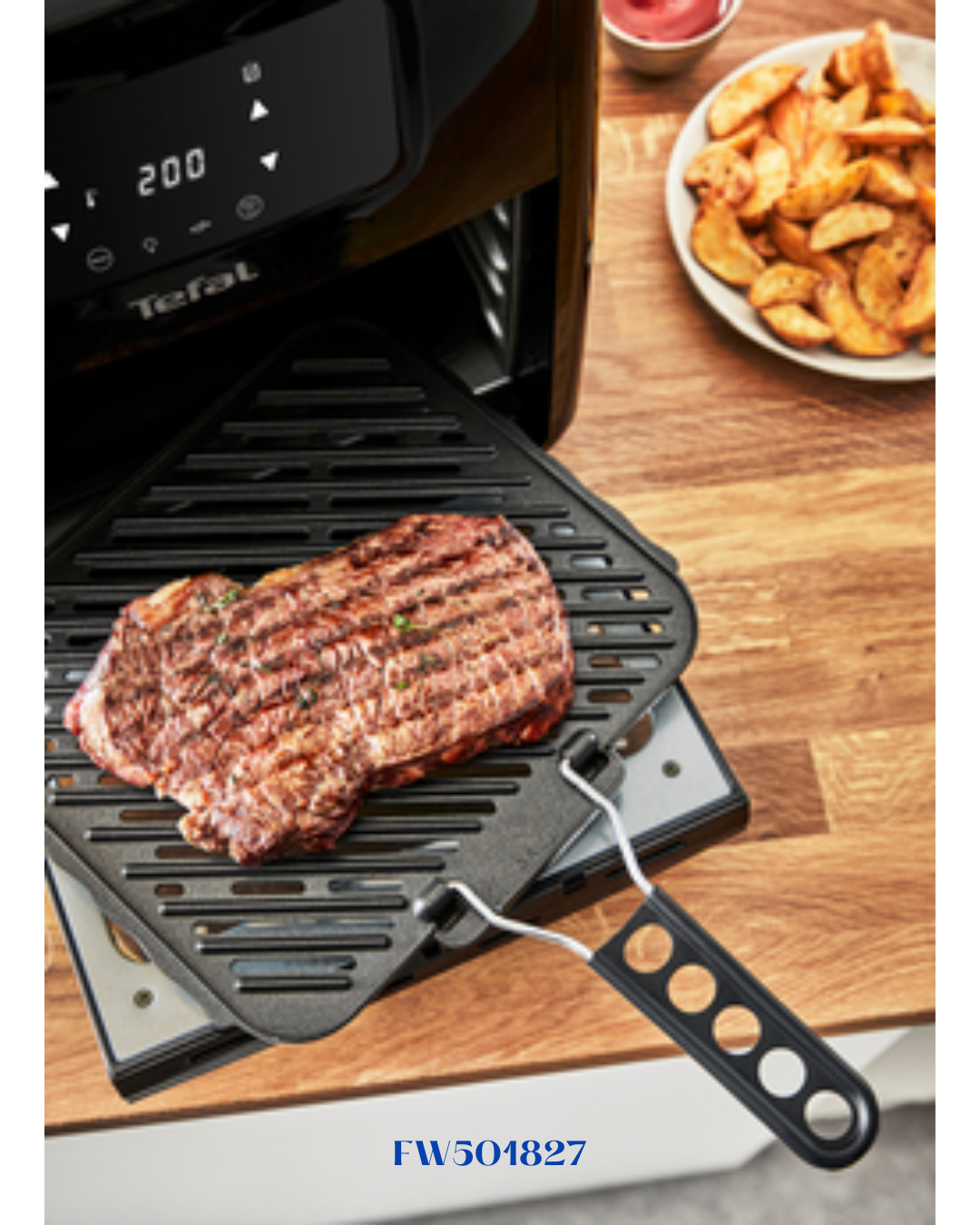 TEFAL EASY FRY OVEN & GRILL BLACK 11L 9 FUNCTION 8PRE-SET PROGRMS