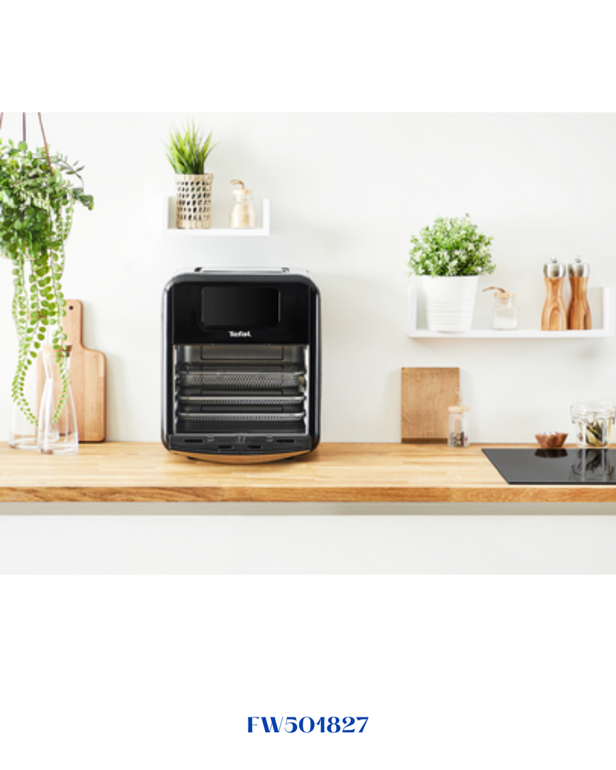 TEFAL EASY FRY OVEN & GRILL BLACK 11L 9 FUNCTION 8PRE-SET PROGRMS