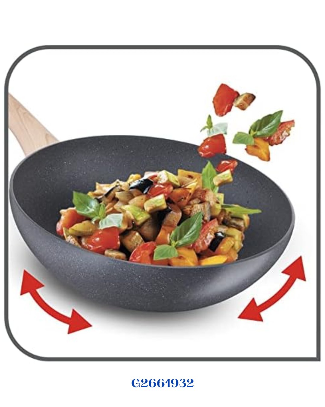 TEFAL FRIGIDEIRA WOK NATURAL FORCE 28CM