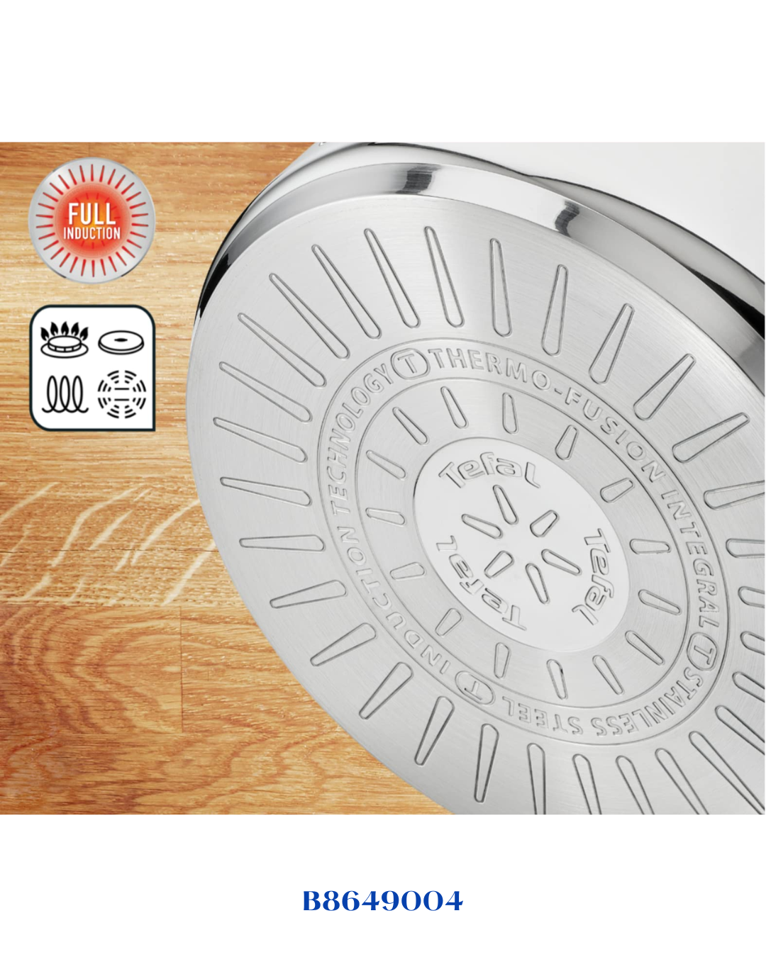 TEFAL STAINLESS STEEL INTUITION XL STOCPOT 28CM