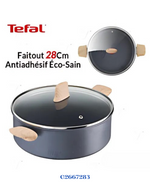 TEFAL NATURAL FORCE SHALLOW POT 28CM