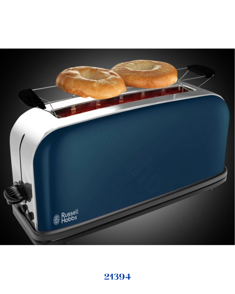RUSSELL HOBBS COLOURS ROYAL BLUE TOASTER (1000W LONG SLOT)