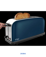 RUSSELL HOBBS COLOURS ROYAL BLUE TOASTER (1000W LONG SLOT)