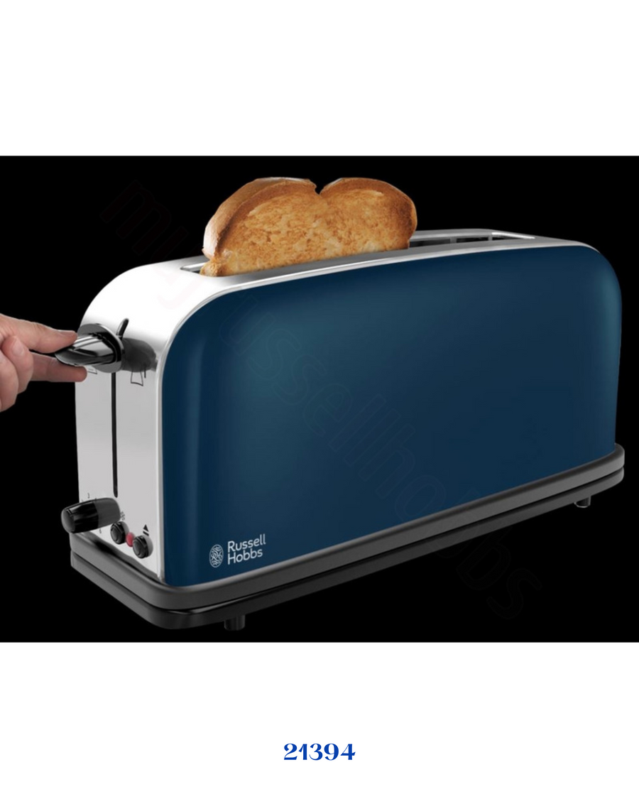 RUSSELL HOBBS COLOURS ROYAL BLUE TOASTER (1000W LONG SLOT)