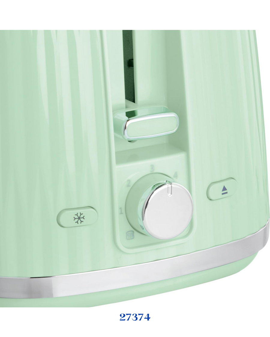 RUSSELL HOBBS EDEN 2 SLICE TOASTER PISTACHIO 800W
