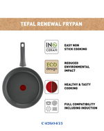 TEFAL RENEWAL NON-STICK CERAMIC FRY PAN 24CM